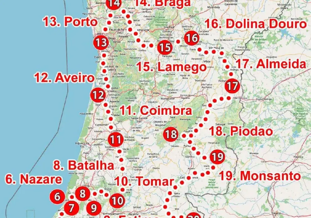 Gdzie leży Portugalia - Mapa, wyspy i klimat dla turysty