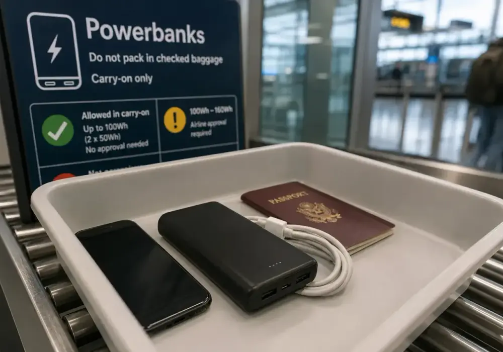 Powerbank w Ryanair - Jak uniknąć problemów przy kontroli?