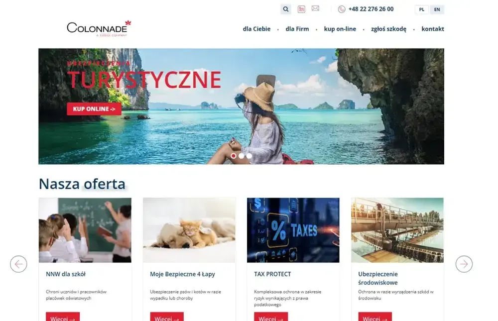 Colonnade - opinie o ubezpieczeniu podróżnym. Czy warto?