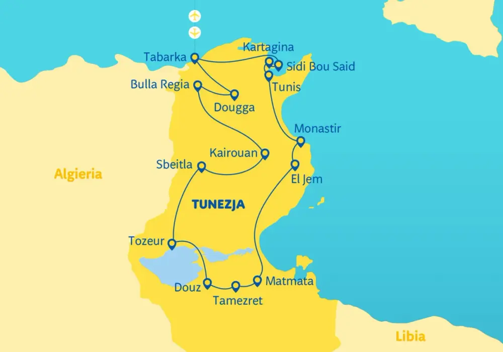 Gdzie jest Tunezja - Poznaj mapę i wybierz najlepszy region na urlop