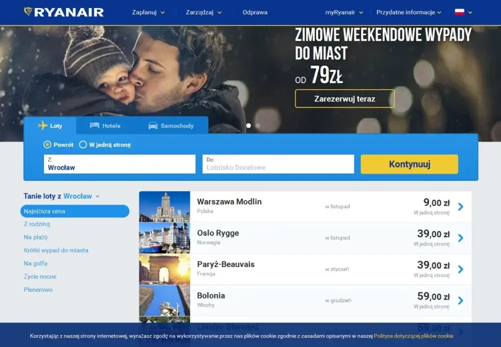 Loty Ryanair za 1 zł - Prawda czy marketing?