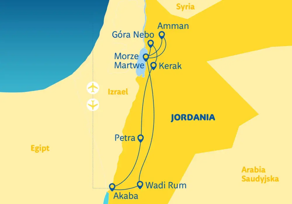 Jordania - plan wycieczki, by Petra i Wadi Rum zachwyciły!