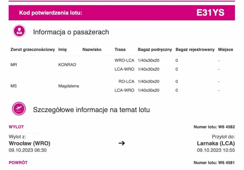 Jak wygląda bilet lotniczy Wizz Air? Oto, co musisz wiedzieć