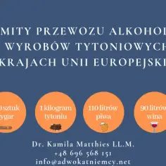 Ile wódki można przewieźć do Niemiec bez cła i konsekwencji?