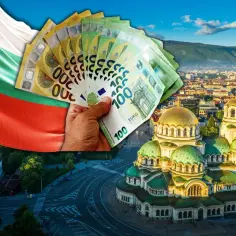 Bułgarska flaga, euro i panorama Sofii. Sprawdź, jakie są ceny w Bułgarii!