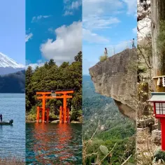 Japonia: góra Fudżi, torii w wodzie, klif z widokiem i świątynia. Kiedy najlepiej jechać do Japonii? Wiosna i jesień.