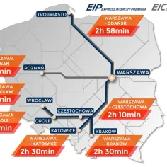 Ile jedzie pendolino z Krakowa do Warszawy? Sprawdź czas przejazdu