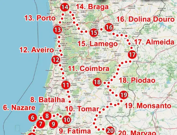 Gdzie leży Portugalia - Mapa, wyspy i klimat dla turysty