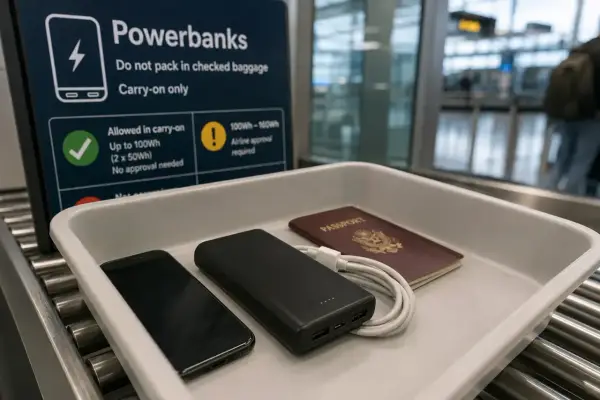 Powerbank w Ryanair - Jak uniknąć problemów przy kontroli?