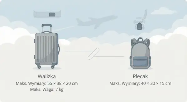 Jaki bagaż do samolotu - Jak uniknąć dopłat i błędów?