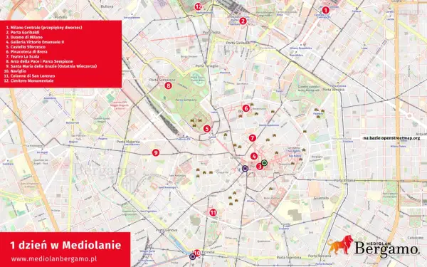 Mediolan w jeden dzień - Gotowy plan zwiedzania bez pośpiechu