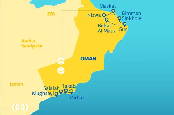 Gdzie leży Oman? Mapa i granice - Co warto wiedzieć przed podróżą