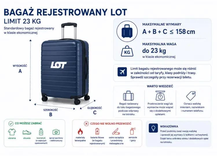 Bagaż rejestrowany - co można spakować do samolotu i jak?